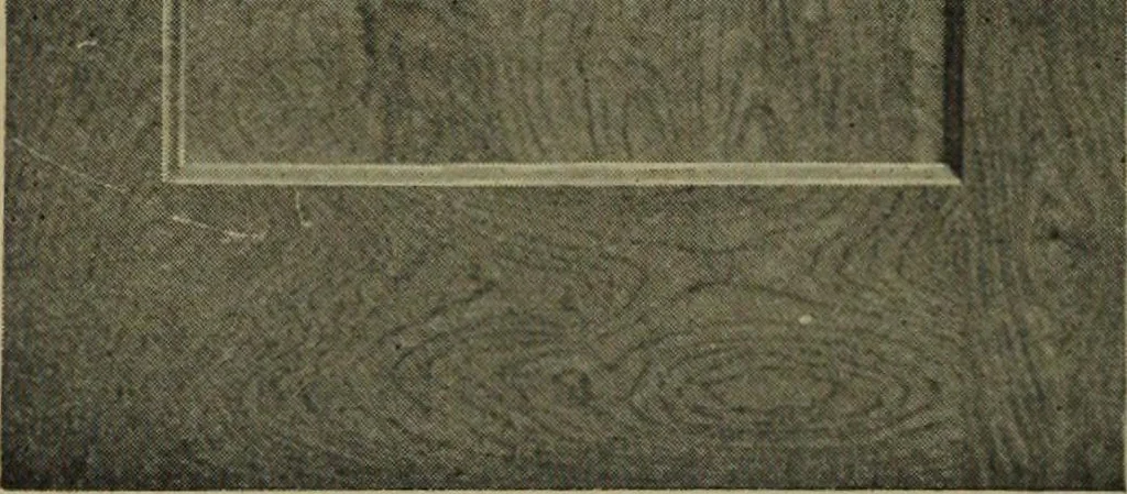 An illustration from Universal design book : containing official list prices of sash, doors and blinds ... official list prices of head, corner and base blocks ... official moulding book ... official list: window glass .., 1908, leaf 100