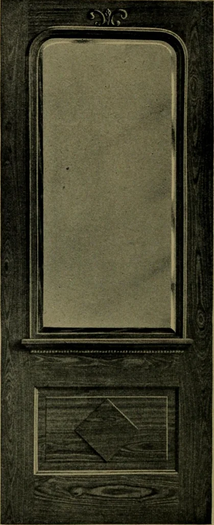 An illustration from Universal design book : containing official list prices of sash, doors and blinds ... official list prices of head, corner and base blocks ... official moulding book ... official list: window glass .., 1908, leaf 103