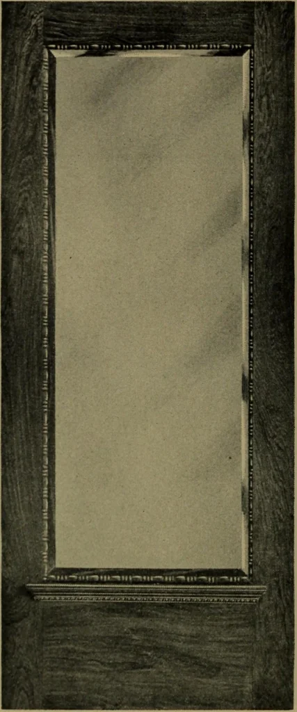 An illustration from Universal design book : containing official list prices of sash, doors and blinds ... official list prices of head, corner and base blocks ... official moulding book ... official list: window glass .., 1908, leaf 109