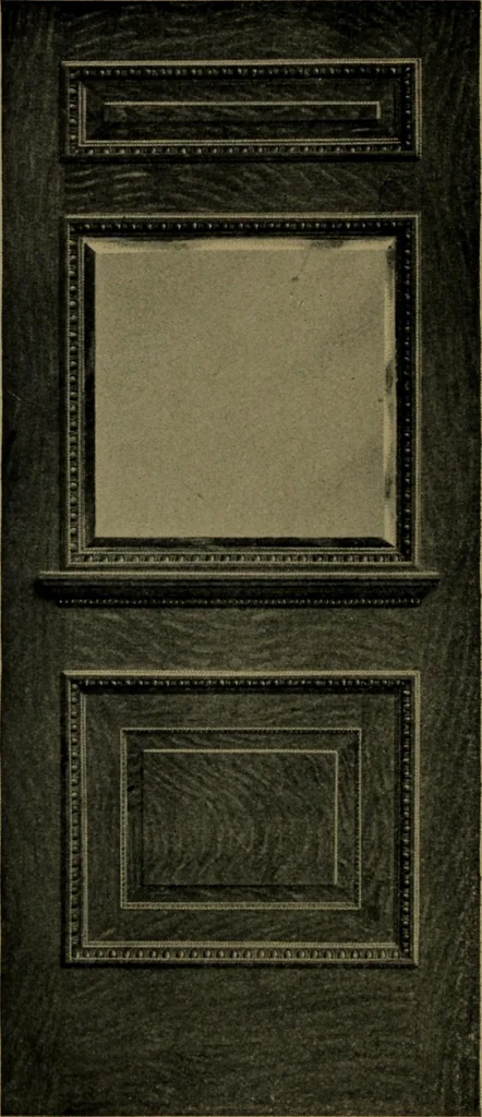 An illustration from Universal design book : containing official list prices of sash, doors and blinds ... official list prices of head, corner and base blocks ... official moulding book ... official list: window glass .., 1908, leaf 109