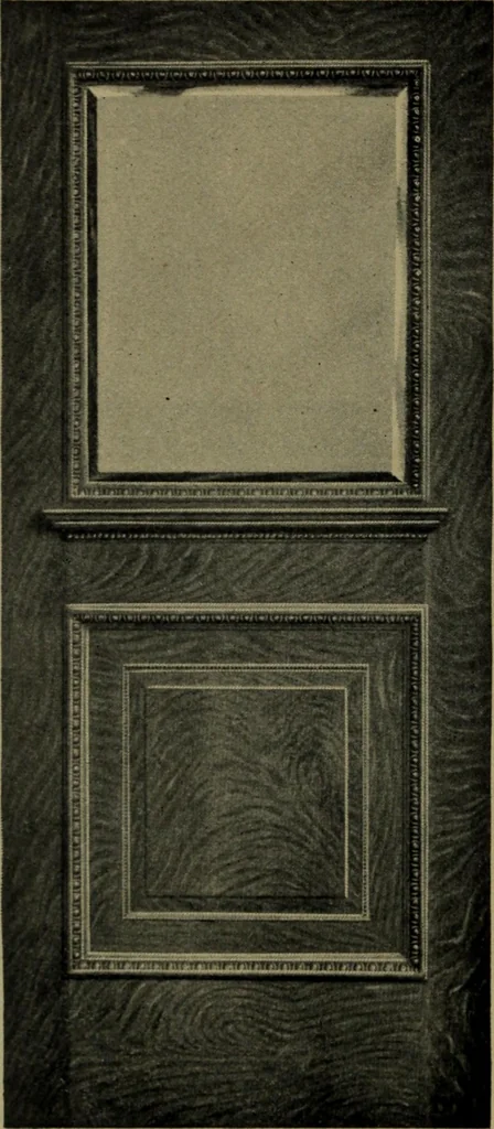 An illustration from Universal design book : containing official list prices of sash, doors and blinds ... official list prices of head, corner and base blocks ... official moulding book ... official list: window glass .., 1908, leaf 111