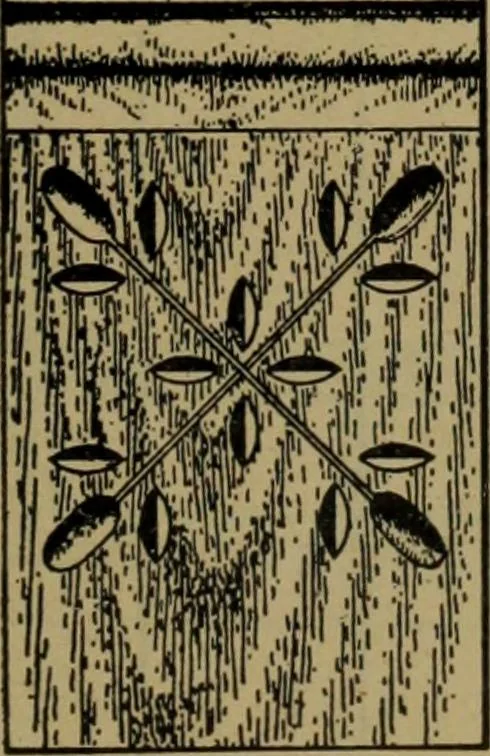 An illustration from Universal design book : containing official list prices of sash, doors and blinds ... official list prices of head, corner and base blocks ... official moulding book ... official list: window glass .., 1908, leaf 118
