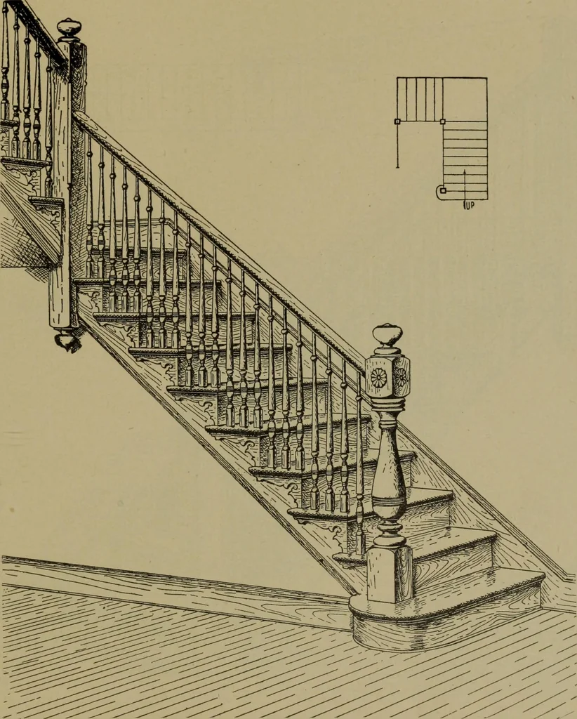 An illustration from Universal design book : containing official list prices of sash, doors and blinds ... official list prices of head, corner and base blocks ... official moulding book ... official list: window glass .., 1908, leaf 152