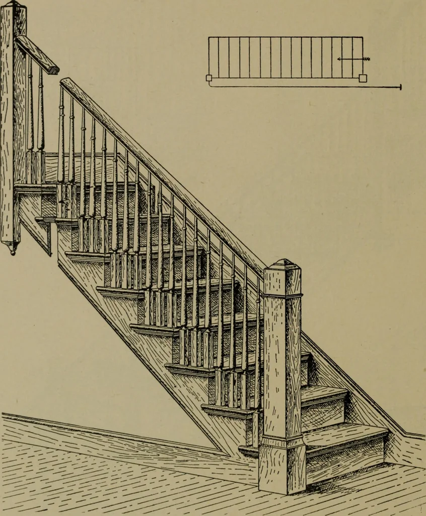 An illustration from Universal design book : containing official list prices of sash, doors and blinds ... official list prices of head, corner and base blocks ... official moulding book ... official list: window glass .., 1908, leaf 153