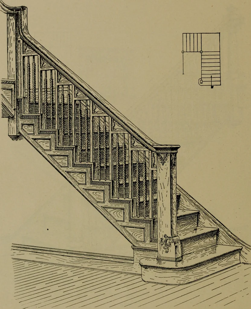 An illustration from Universal design book : containing official list prices of sash, doors and blinds ... official list prices of head, corner and base blocks ... official moulding book ... official list: window glass .., 1908, leaf 157