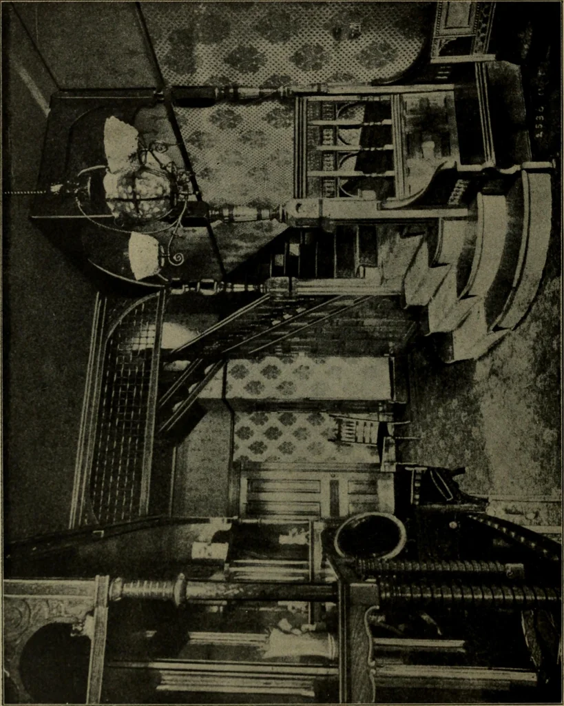 An illustration from Universal design book : containing official list prices of sash, doors and blinds ... official list prices of head, corner and base blocks ... official moulding book ... official list: window glass .., 1908, leaf 171