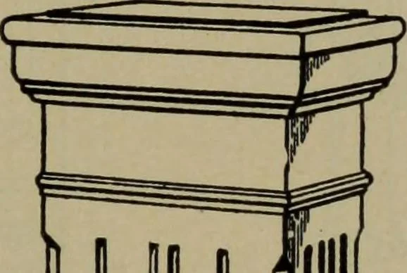 An illustration from Universal design book : containing official list prices of sash, doors and blinds ... official list prices of head, corner and base blocks ... official moulding book ... official list: window glass .., 1908, leaf 184
