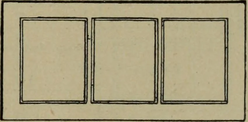 An illustration from Universal design book : containing official list prices of sash, doors and blinds ... official list prices of head, corner and base blocks ... official moulding book ... official list: window glass .., 1908, leaf 20