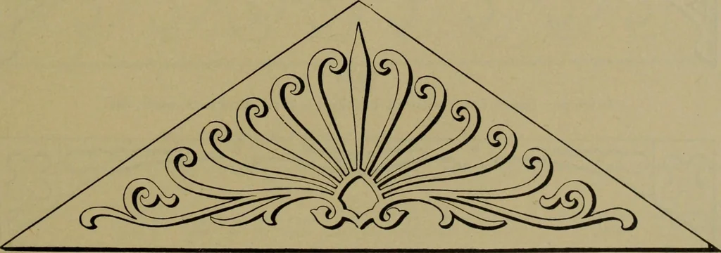 An illustration from Universal design book : containing official list prices of sash, doors and blinds ... official list prices of head, corner and base blocks ... official moulding book ... official list: window glass .., 1908, leaf 204