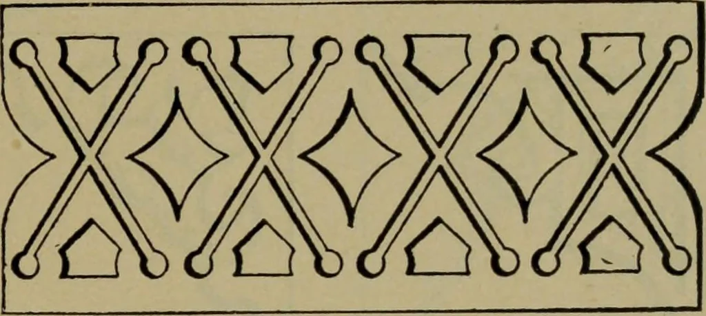 An illustration from Universal design book : containing official list prices of sash, doors and blinds ... official list prices of head, corner and base blocks ... official moulding book ... official list: window glass .., 1908, leaf 208
