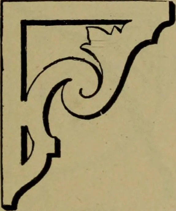 An illustration from Universal design book : containing official list prices of sash, doors and blinds ... official list prices of head, corner and base blocks ... official moulding book ... official list: window glass .., 1908, leaf 210