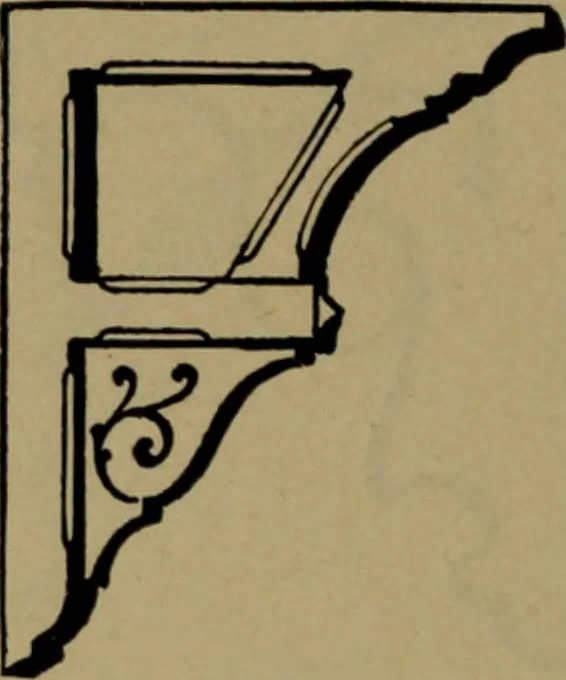 An illustration from Universal design book : containing official list prices of sash, doors and blinds ... official list prices of head, corner and base blocks ... official moulding book ... official list: window glass .., 1908, leaf 211