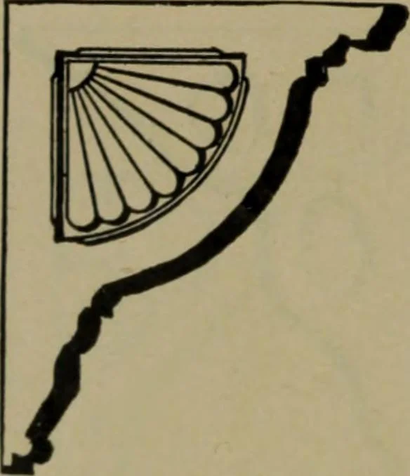 An illustration from Universal design book : containing official list prices of sash, doors and blinds ... official list prices of head, corner and base blocks ... official moulding book ... official list: window glass .., 1908, leaf 211