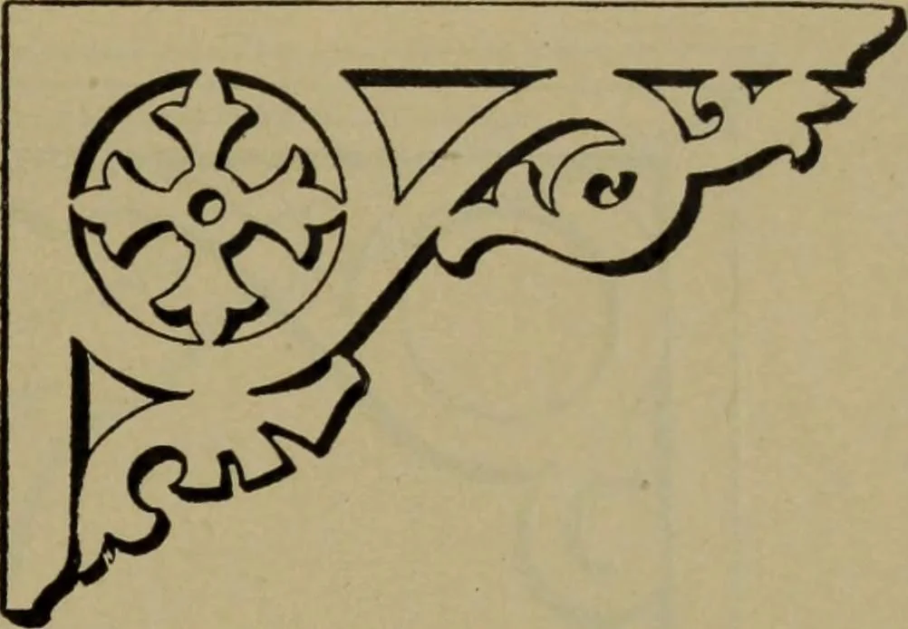 An illustration from Universal design book : containing official list prices of sash, doors and blinds ... official list prices of head, corner and base blocks ... official moulding book ... official list: window glass .., 1908, leaf 212