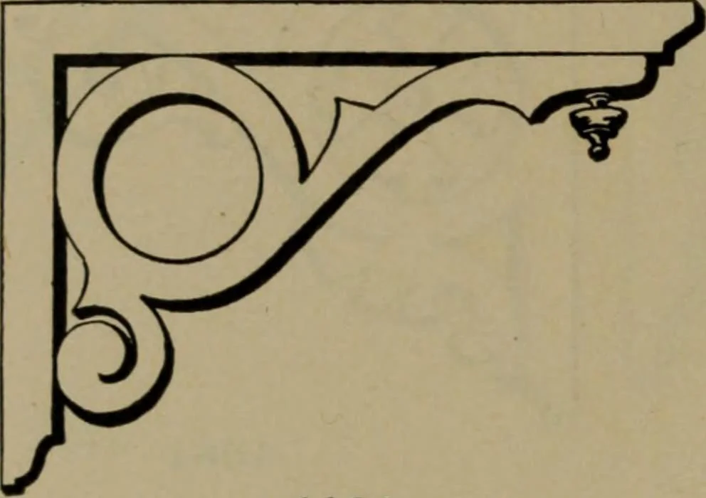 An illustration from Universal design book : containing official list prices of sash, doors and blinds ... official list prices of head, corner and base blocks ... official moulding book ... official list: window glass .., 1908, leaf 213