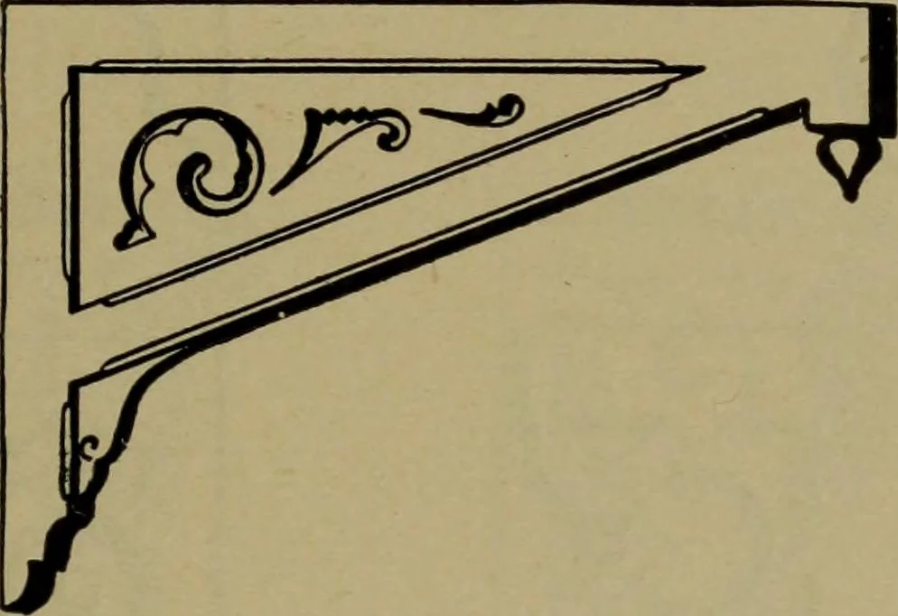 An illustration from Universal design book : containing official list prices of sash, doors and blinds ... official list prices of head, corner and base blocks ... official moulding book ... official list: window glass .., 1908, leaf 214