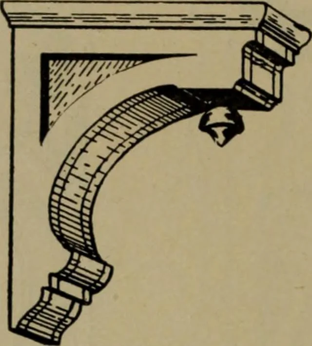 An illustration from Universal design book : containing official list prices of sash, doors and blinds ... official list prices of head, corner and base blocks ... official moulding book ... official list: window glass .., 1908, leaf 217