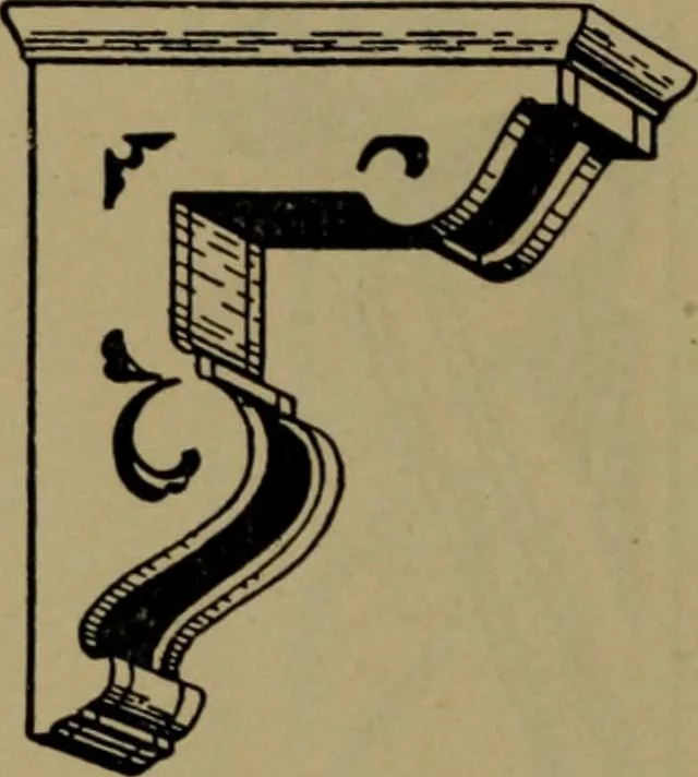 An illustration from Universal design book : containing official list prices of sash, doors and blinds ... official list prices of head, corner and base blocks ... official moulding book ... official list: window glass .., 1908, leaf 217