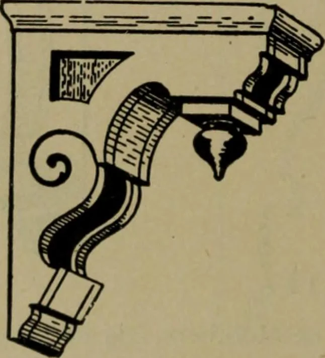 An illustration from Universal design book : containing official list prices of sash, doors and blinds ... official list prices of head, corner and base blocks ... official moulding book ... official list: window glass .., 1908, leaf 217
