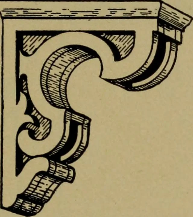 An illustration from Universal design book : containing official list prices of sash, doors and blinds ... official list prices of head, corner and base blocks ... official moulding book ... official list: window glass .., 1908, leaf 218