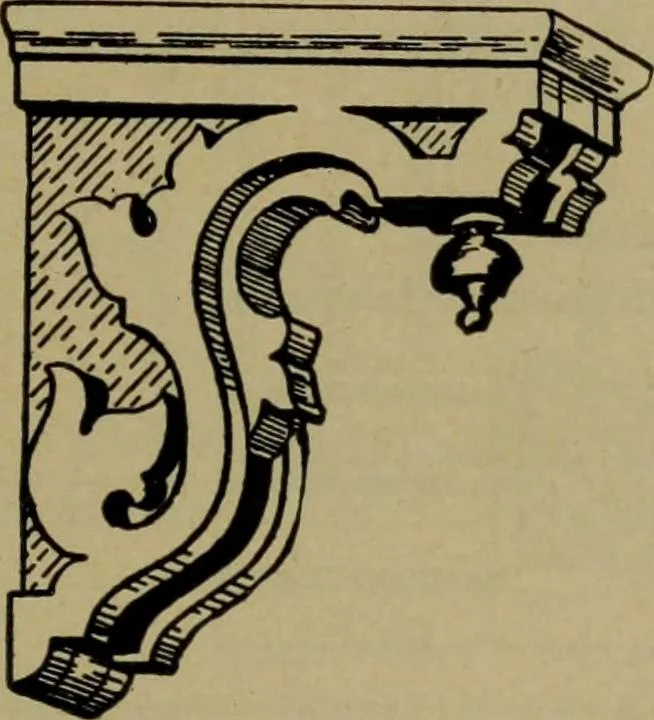 An illustration from Universal design book : containing official list prices of sash, doors and blinds ... official list prices of head, corner and base blocks ... official moulding book ... official list: window glass .., 1908, leaf 218
