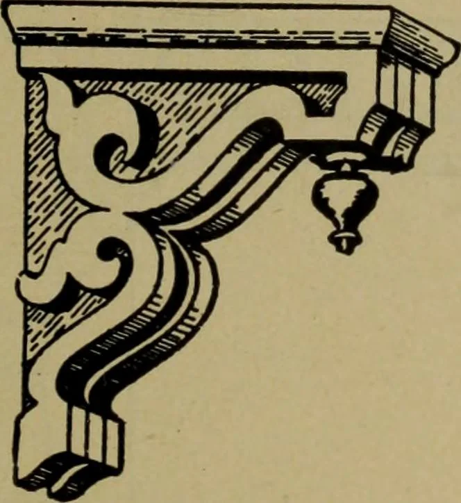 An illustration from Universal design book : containing official list prices of sash, doors and blinds ... official list prices of head, corner and base blocks ... official moulding book ... official list: window glass .., 1908, leaf 218