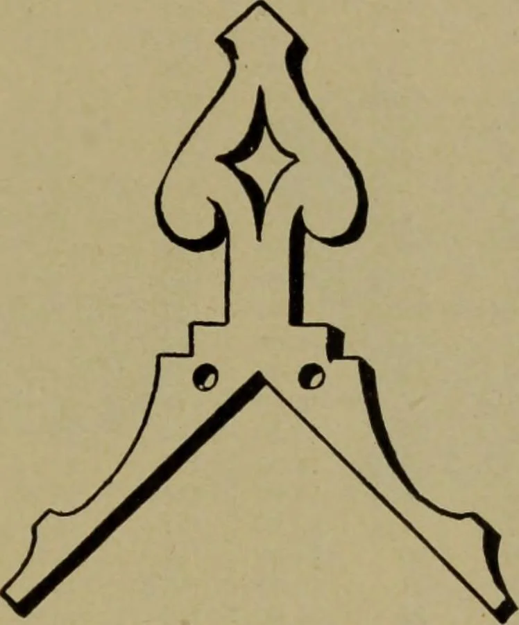 An illustration from Universal design book : containing official list prices of sash, doors and blinds ... official list prices of head, corner and base blocks ... official moulding book ... official list: window glass .., 1908, leaf 226