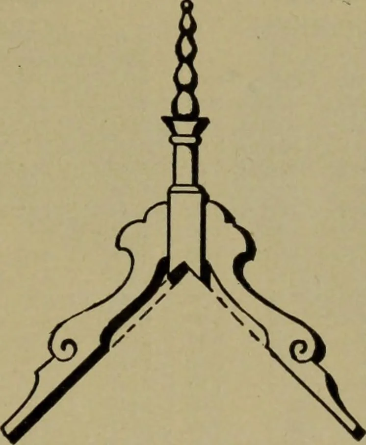 An illustration from Universal design book : containing official list prices of sash, doors and blinds ... official list prices of head, corner and base blocks ... official moulding book ... official list: window glass .., 1908, leaf 226