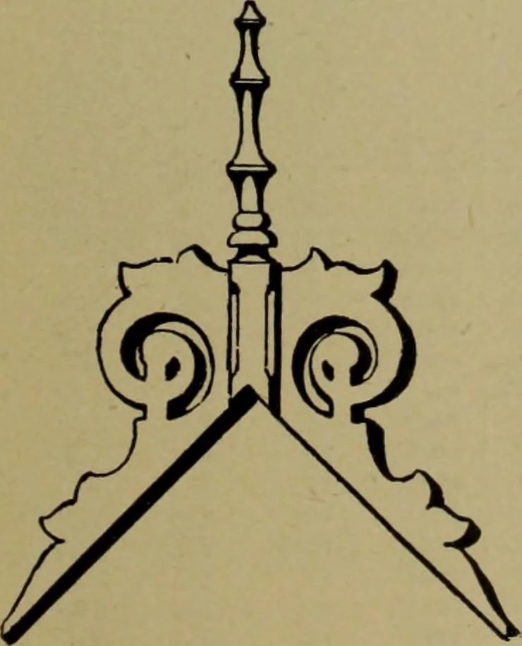 An illustration from Universal design book : containing official list prices of sash, doors and blinds ... official list prices of head, corner and base blocks ... official moulding book ... official list: window glass .., 1908, leaf 226