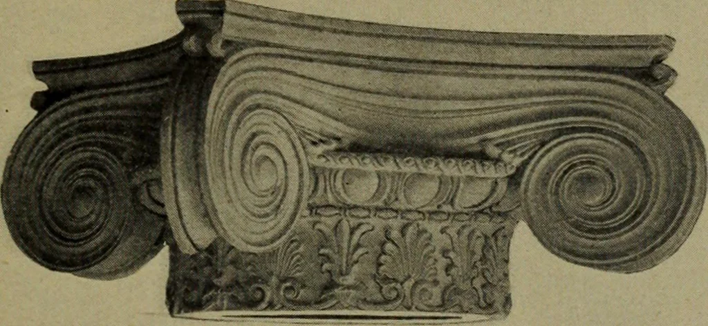 An illustration from Universal design book : containing official list prices of sash, doors and blinds ... official list prices of head, corner and base blocks ... official moulding book ... official list: window glass .., 1908, leaf 228
