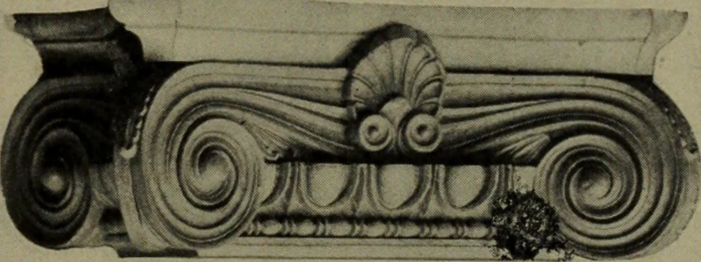 An illustration from Universal design book : containing official list prices of sash, doors and blinds ... official list prices of head, corner and base blocks ... official moulding book ... official list: window glass .., 1908, leaf 230