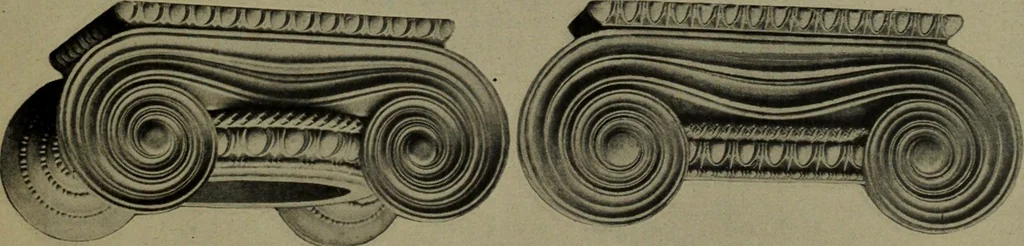 An illustration from Universal design book : containing official list prices of sash, doors and blinds ... official list prices of head, corner and base blocks ... official moulding book ... official list: window glass .., 1908, leaf 230