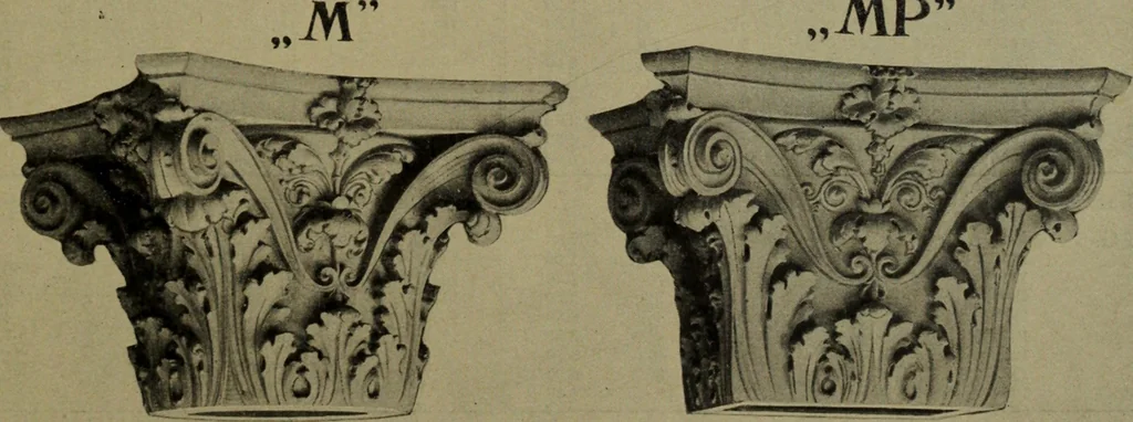 An illustration from Universal design book : containing official list prices of sash, doors and blinds ... official list prices of head, corner and base blocks ... official moulding book ... official list: window glass .., 1908, leaf 234