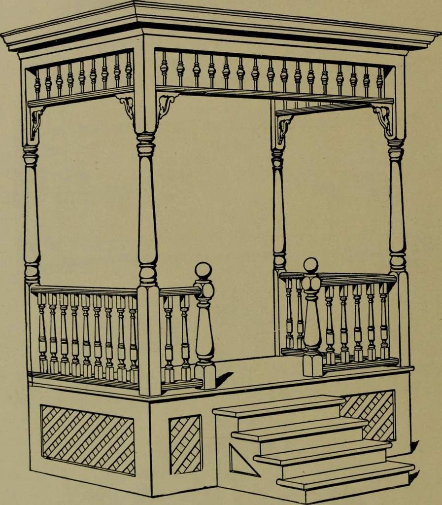 An illustration from Universal design book : containing official list prices of sash, doors and blinds ... official list prices of head, corner and base blocks ... official moulding book ... official list: window glass .., 1908, leaf 239
