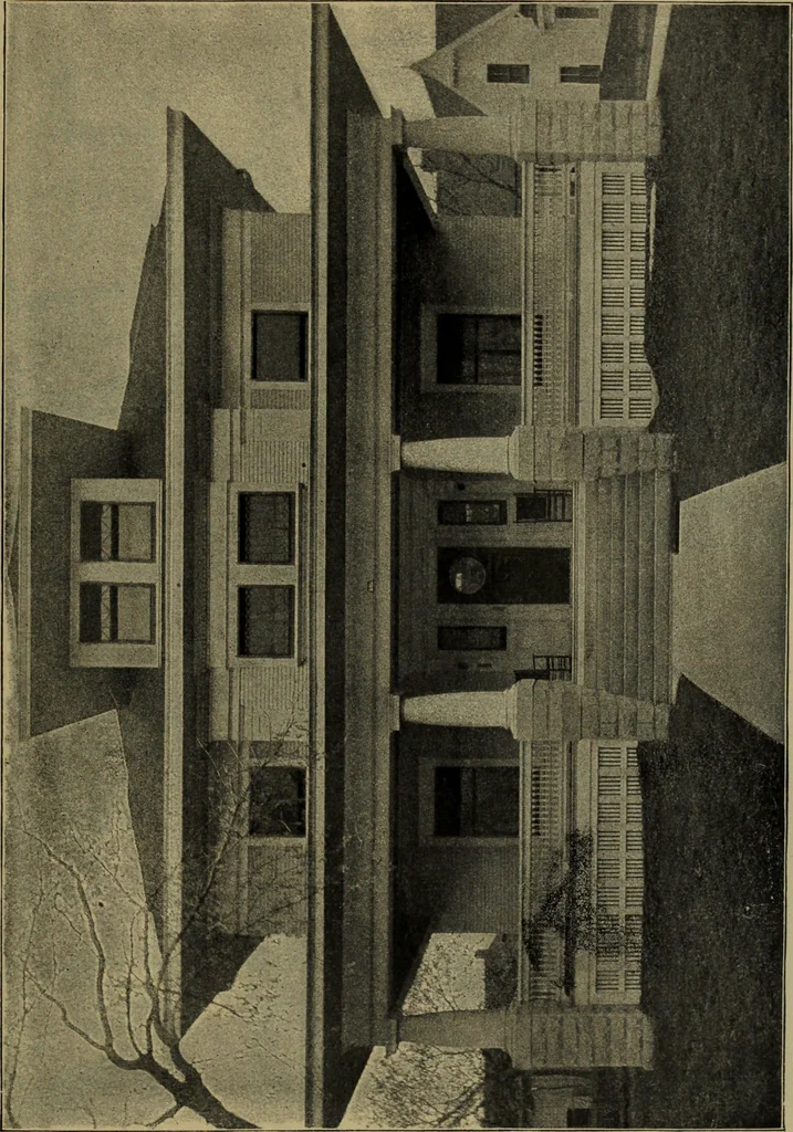 An illustration from Universal design book : containing official list prices of sash, doors and blinds ... official list prices of head, corner and base blocks ... official moulding book ... official list: window glass .., 1908, leaf 252
