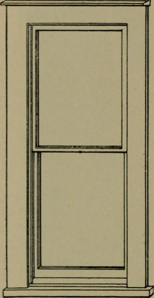 An illustration from Universal design book : containing official list prices of sash, doors and blinds ... official list prices of head, corner and base blocks ... official moulding book ... official list: window glass .., 1908, leaf 253