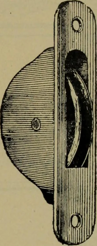 An illustration from Universal design book : containing official list prices of sash, doors and blinds ... official list prices of head, corner and base blocks ... official moulding book ... official list: window glass .., 1908, leaf 260