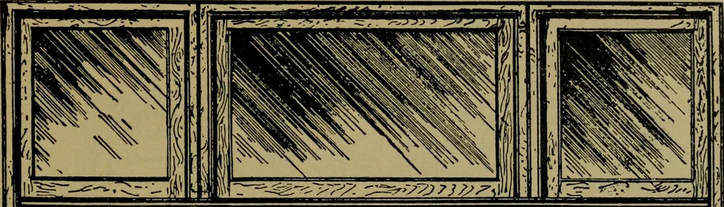 An illustration from Universal design book : containing official list prices of sash, doors and blinds ... official list prices of head, corner and base blocks ... official moulding book ... official list: window glass .., 1908, leaf 268