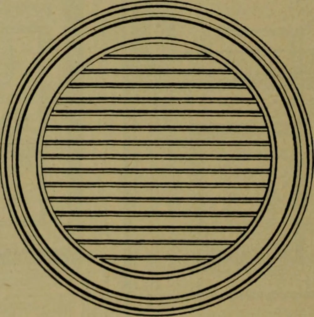 An illustration from Universal design book : containing official list prices of sash, doors and blinds ... official list prices of head, corner and base blocks ... official moulding book ... official list: window glass .., 1908, leaf 269