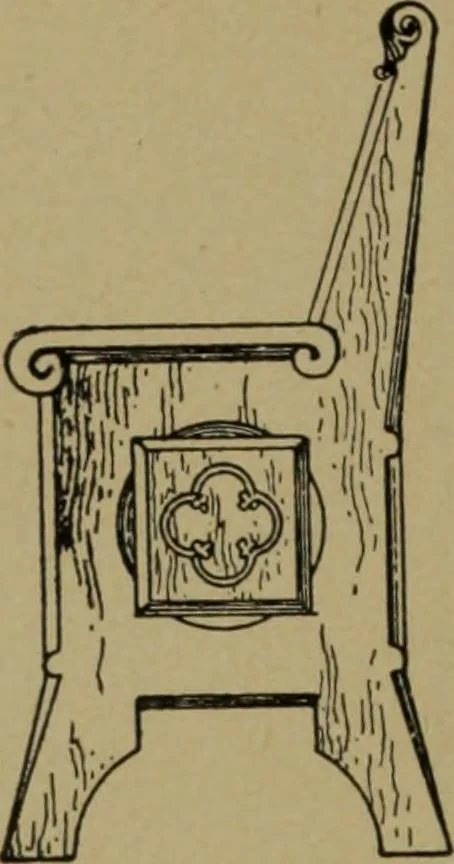 An illustration from Universal design book : containing official list prices of sash, doors and blinds ... official list prices of head, corner and base blocks ... official moulding book ... official list: window glass .., 1908, leaf 273