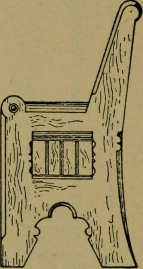 An illustration from Universal design book : containing official list prices of sash, doors and blinds ... official list prices of head, corner and base blocks ... official moulding book ... official list: window glass .., 1908, leaf 273
