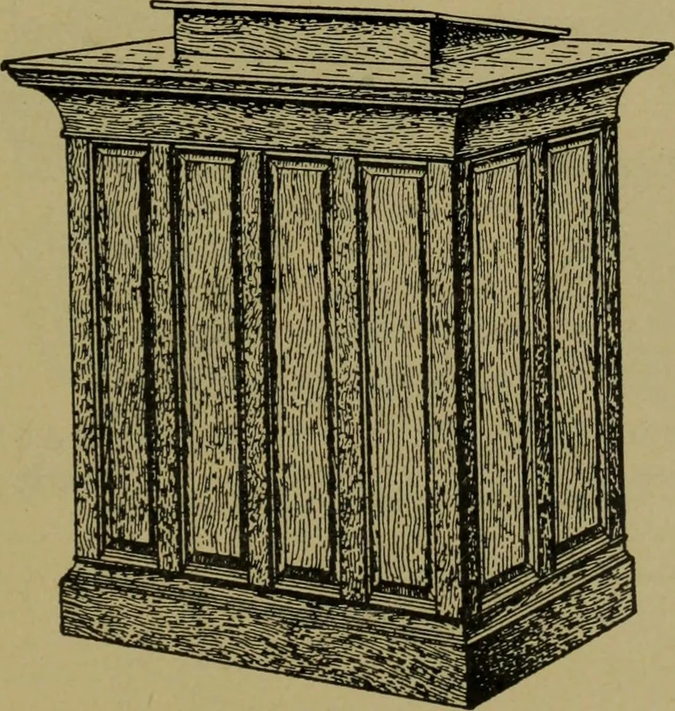 An illustration from Universal design book : containing official list prices of sash, doors and blinds ... official list prices of head, corner and base blocks ... official moulding book ... official list: window glass .., 1908, leaf 276