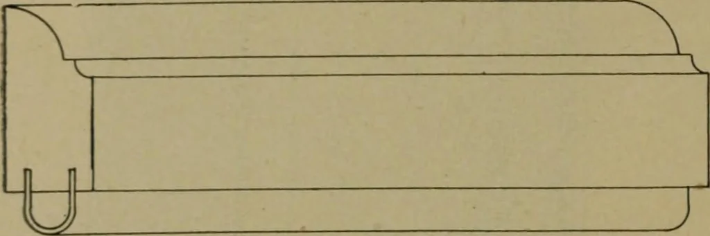 An illustration from Universal design book : containing official list prices of sash, doors and blinds ... official list prices of head, corner and base blocks ... official moulding book ... official list: window glass .., 1908, leaf 277