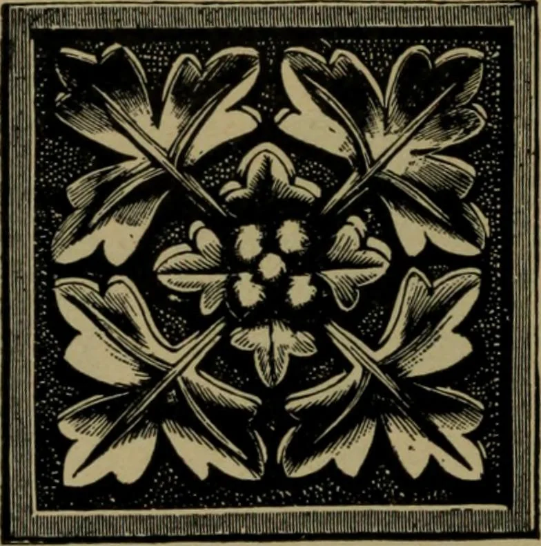 An illustration from Universal design book : containing official list prices of sash, doors and blinds ... official list prices of head, corner and base blocks ... official moulding book ... official list: window glass .., 1908, leaf 279