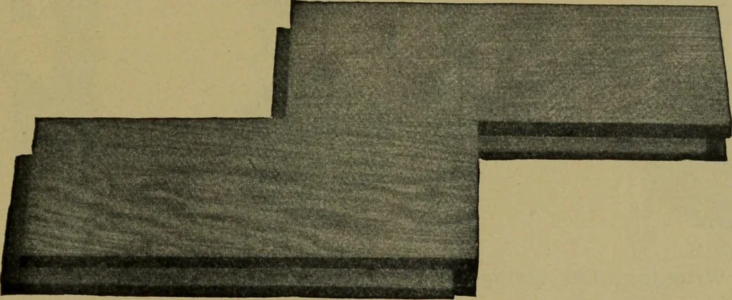 An illustration from Universal design book : containing official list prices of sash, doors and blinds ... official list prices of head, corner and base blocks ... official moulding book ... official list: window glass .., 1908, leaf 280