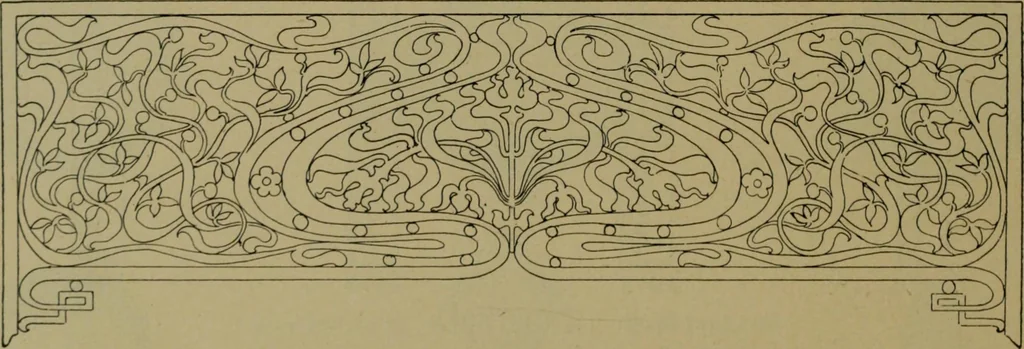 An illustration from Universal design book : containing official list prices of sash, doors and blinds ... official list prices of head, corner and base blocks ... official moulding book ... official list: window glass .., 1908, leaf 283