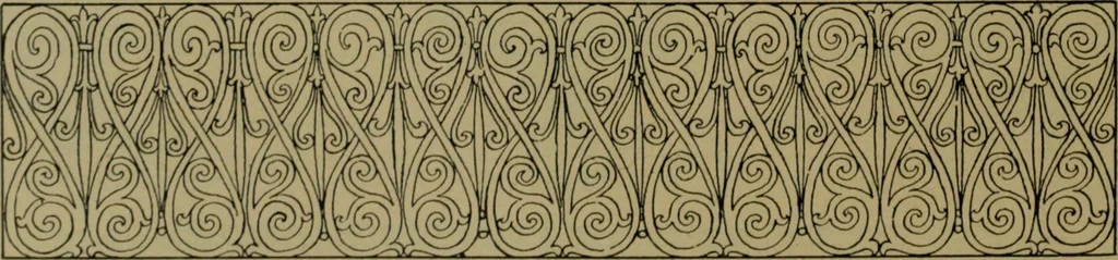 An illustration from Universal design book : containing official list prices of sash, doors and blinds ... official list prices of head, corner and base blocks ... official moulding book ... official list: window glass .., 1908, leaf 283