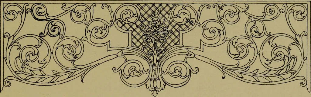An illustration from Universal design book : containing official list prices of sash, doors and blinds ... official list prices of head, corner and base blocks ... official moulding book ... official list: window glass .., 1908, leaf 284