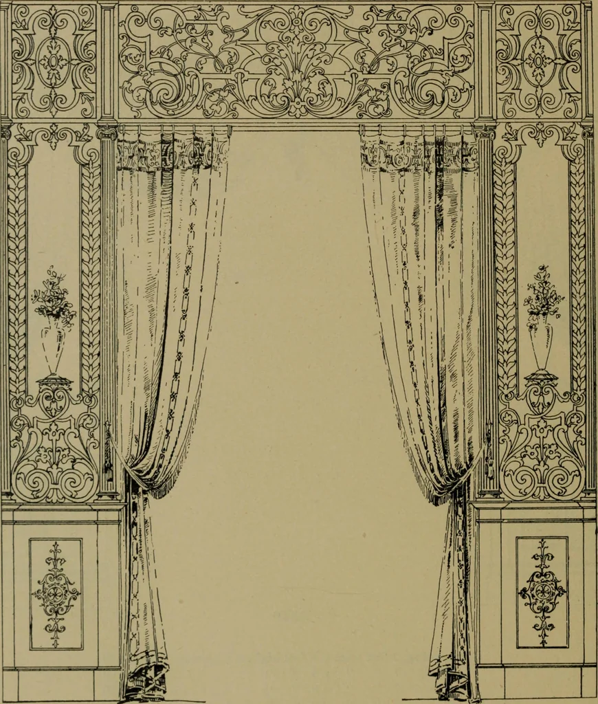 An illustration from Universal design book : containing official list prices of sash, doors and blinds ... official list prices of head, corner and base blocks ... official moulding book ... official list: window glass .., 1908, leaf 291