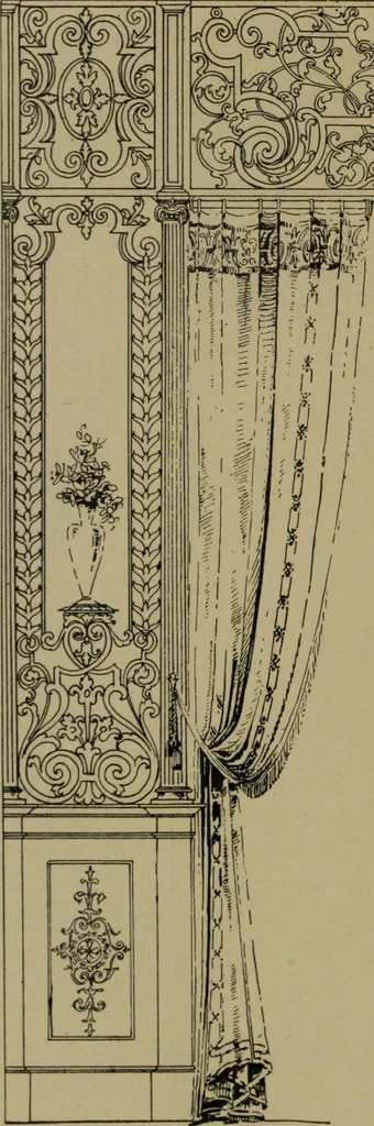 An illustration from Universal design book : containing official list prices of sash, doors and blinds ... official list prices of head, corner and base blocks ... official moulding book ... official list: window glass .., 1908, leaf 291